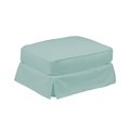 Sunset Trading Horizon Ottoman Slipcover Only Ocean Blue - 18 x 33 x 25 in. SU-117630SC-391043
